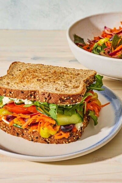 Veggie Sandwich Recipe | The Mediterranean Dish