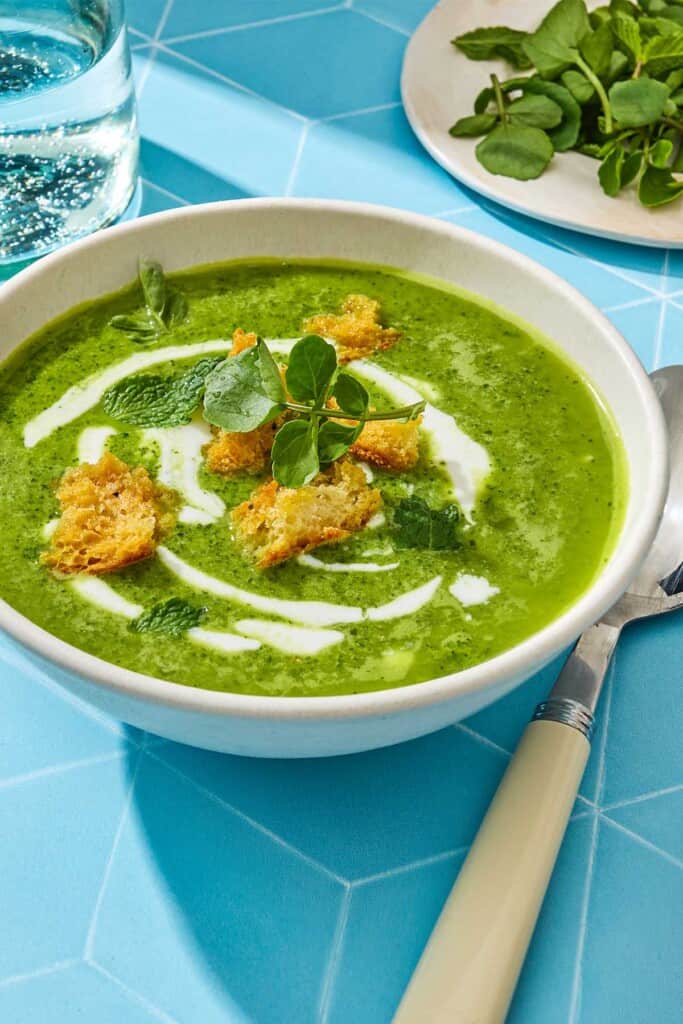 Watercress Soup | The Mediterranean Dish