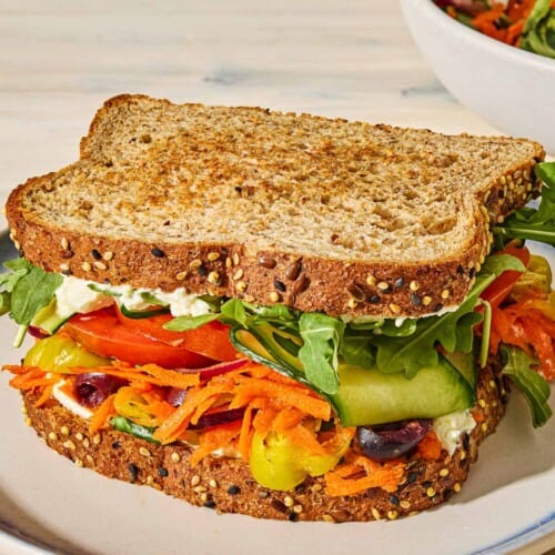 Veggie Sandwich Recipe | The Mediterranean Dish