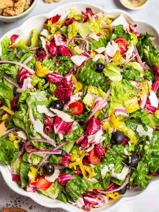 Big Easy Italian Salad - The Mediterranean Dish