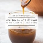 Healthy salad dressings pin image 3.