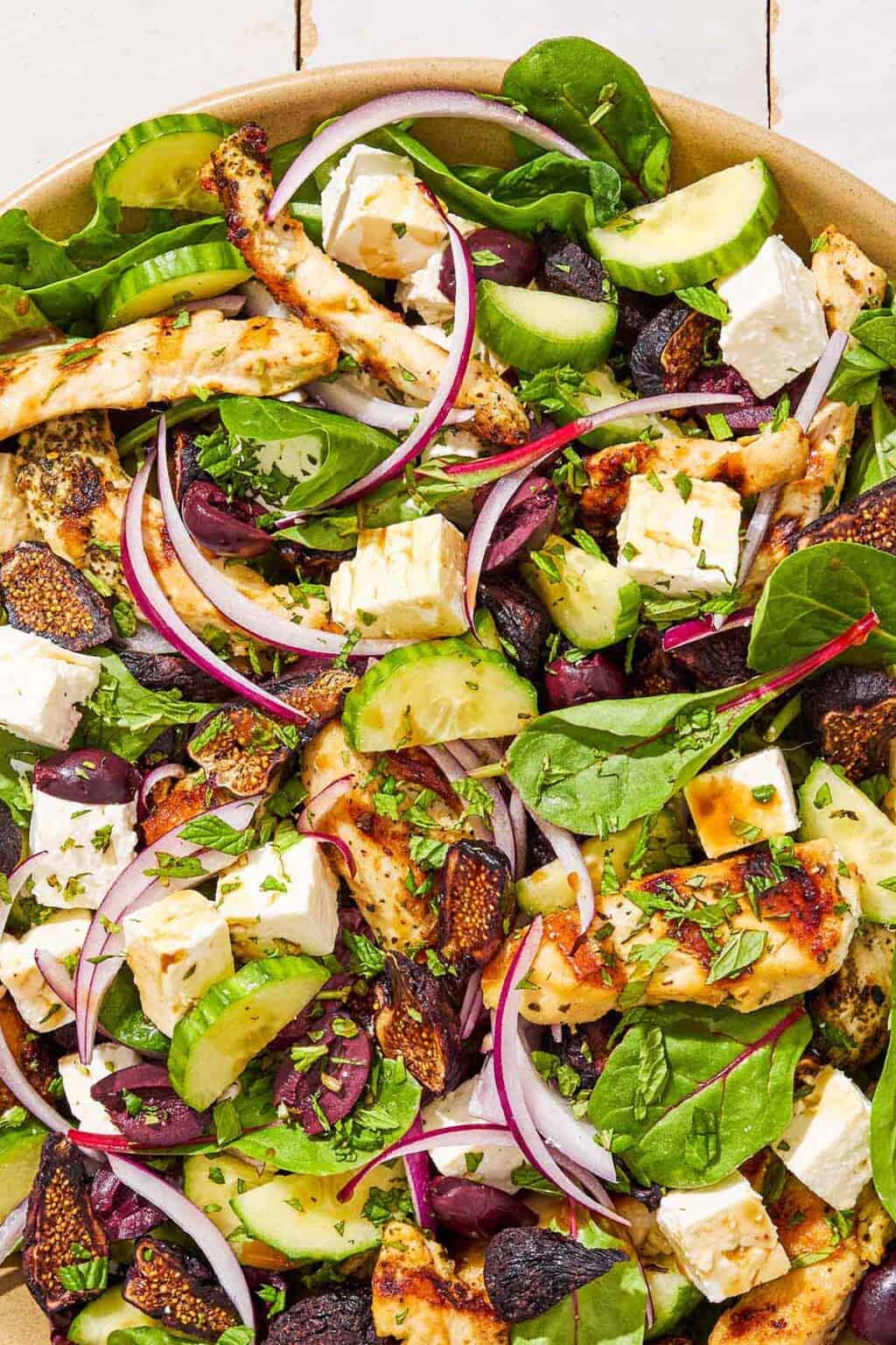 Chicken Spinach Salad | The Mediterranean Dish