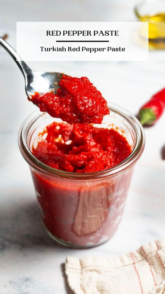 Turkish Red Pepper Paste (Biber Salçası) - The Mediterranean Dish