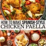 Pin image 3 for Chicken Paella.