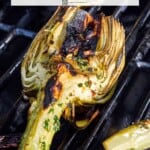 Pin image 2 for grilled artichokes.
