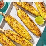 Pin image 1 for grilled corn on the cob.