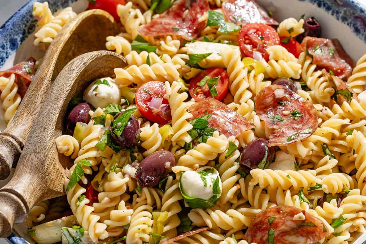 Italian Pasta Salad | The Mediterranean Dish