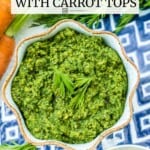 Pin image 2 for Carrot Top Pesto.