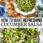 Pin image 3 for cucumber salsa.