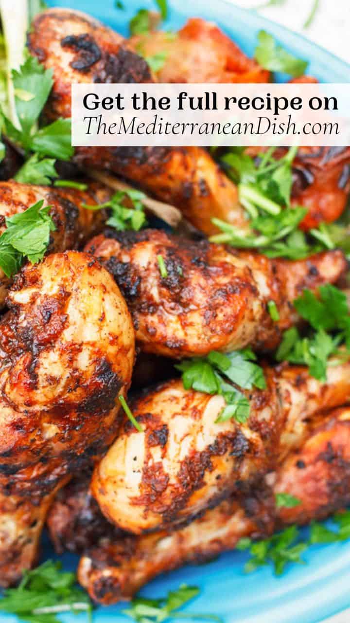 Grilled Chicken Drumsticks - The Mediterranean Dish