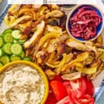 Pin image 2 for grilled chicken shawarma.