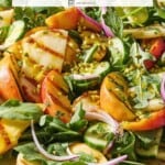 Pin image 2 for halloumi salad.