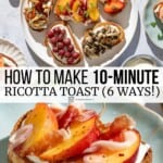 Pin image 2 for Ricotta Toast.