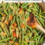 Pin image 2 for sauteed green beans.