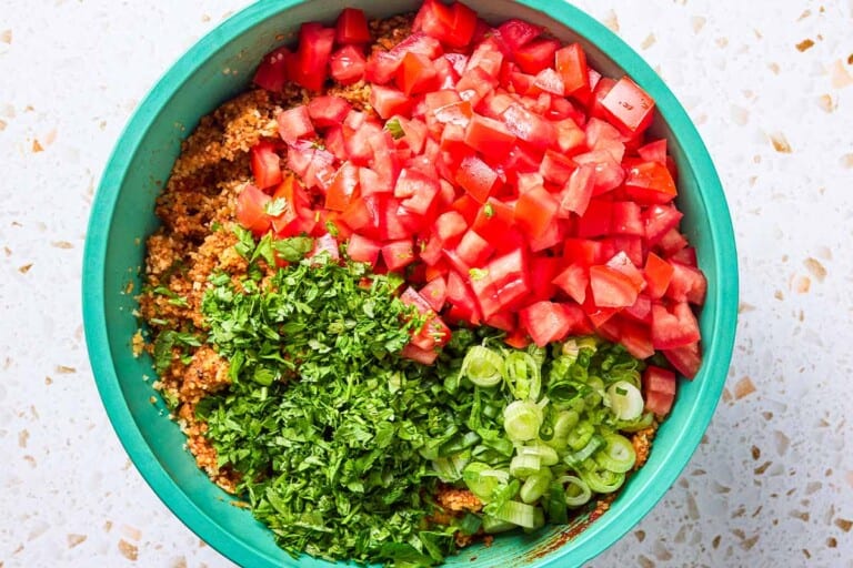 Kisir (Turkish Bulgur Salad) | The Mediterranean Dish