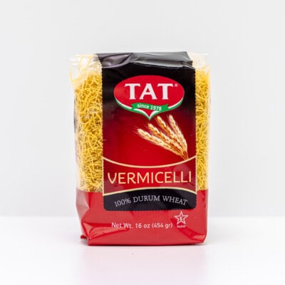 Vermicelli noodles from the Mediterranean Dish shop.