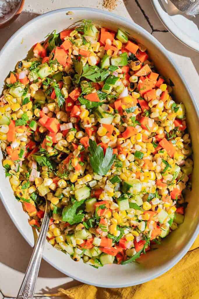 Corn Salad | The Mediterranean Dish