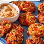 Pin image 1 for tomato fritters.