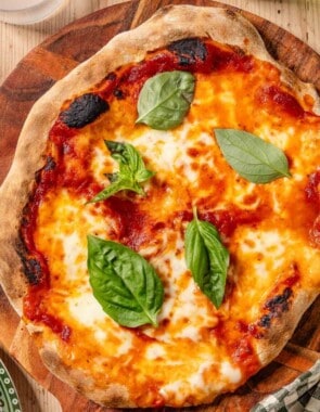 Neapolitan pizza dough web story poster image.