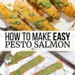 Pin image 3 for pesto salmon.