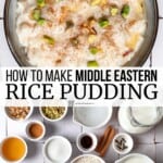 Pin image 3 for easy rice pudding.