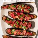 Pin image 2 for Eggplant Bruschetta.