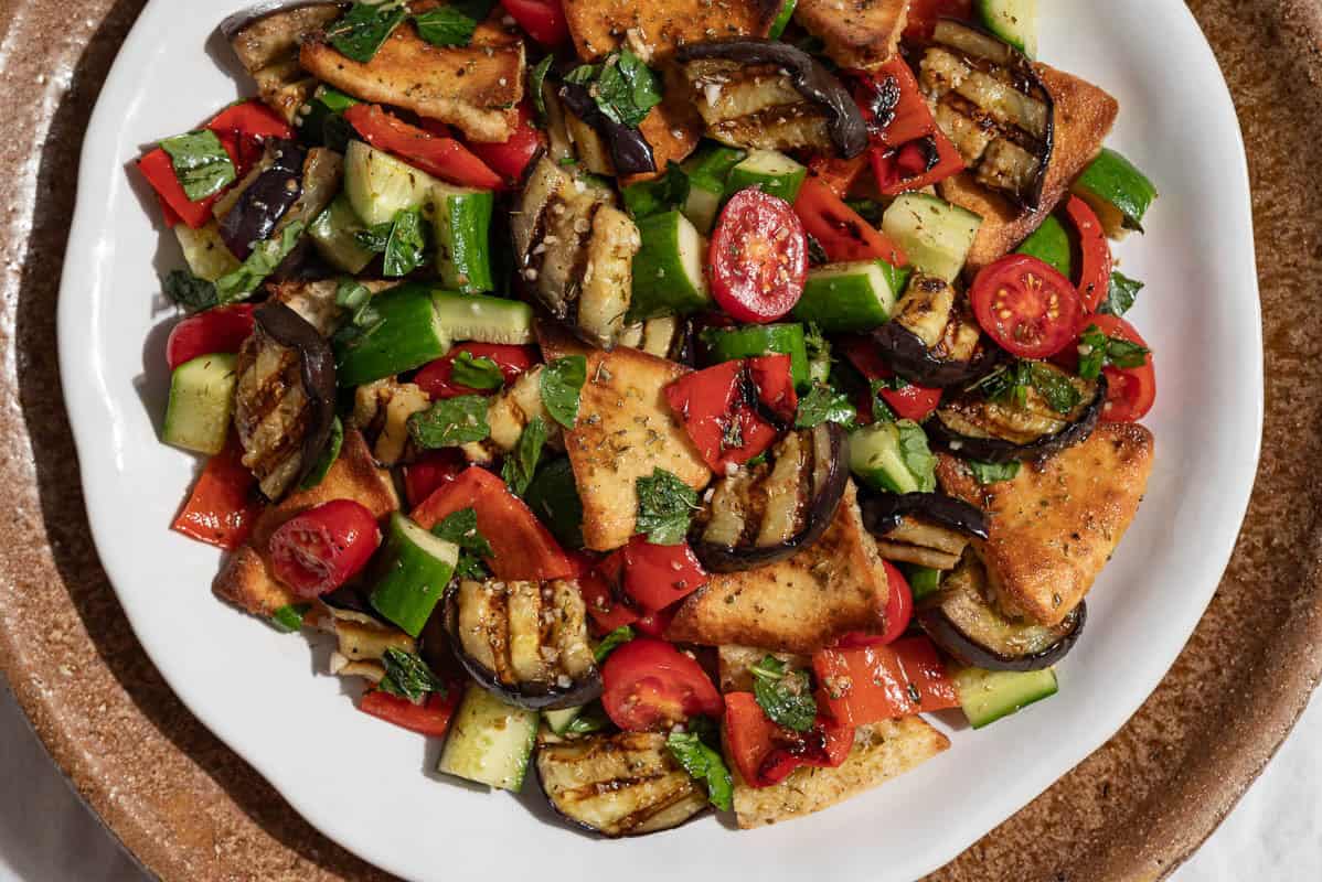 Eggplant Salad | The Mediterranean Dish