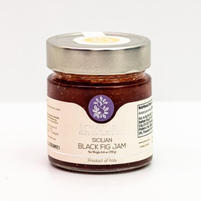 Black fig jam from the Mediterranean Dish shop.