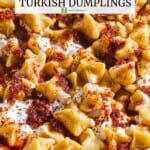 Pin image 1 for Mantı Turkish Dumplings.