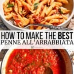 Pin image 3 for penne arrabbiata.