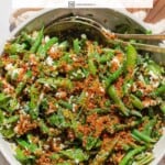 Pin image 2 for snap pea salad.