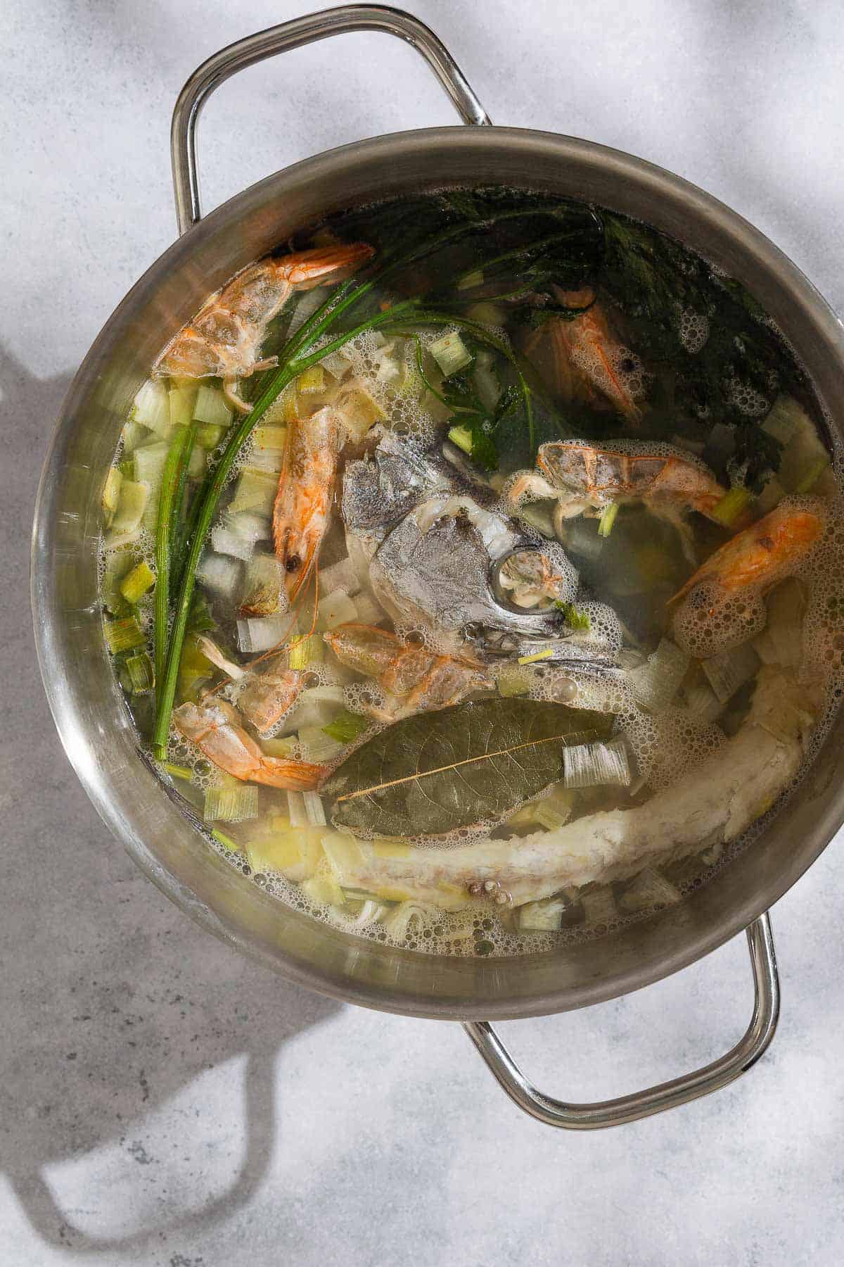 Seafood Stock Recipe | The Mediterranean Dish