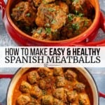 Pin image 3 for Spanish Meatballs.