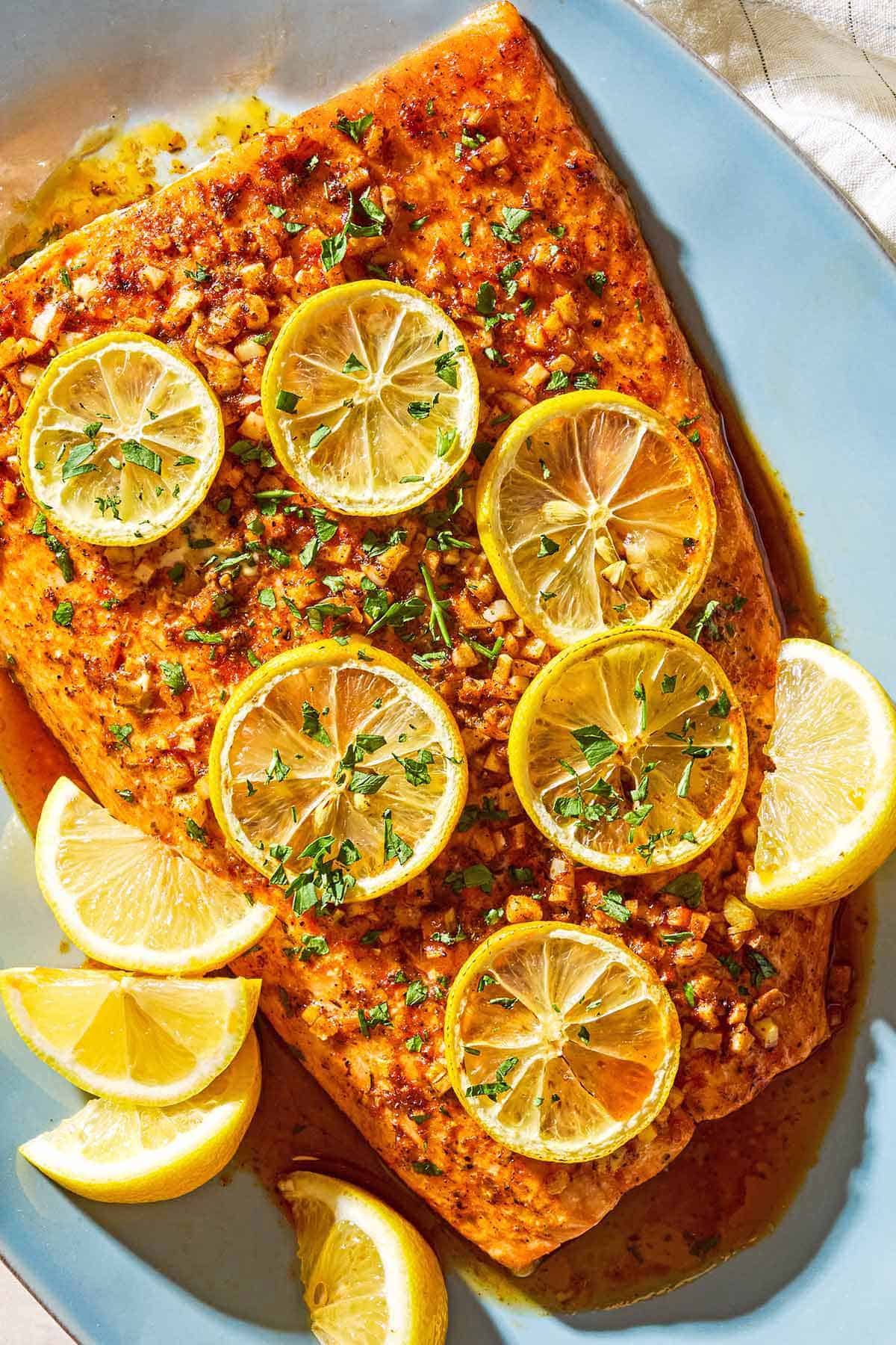 Lemon Garlic Salmon Recipe - 86