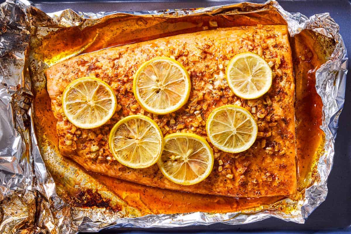 Lemon Garlic Salmon Recipe - 45