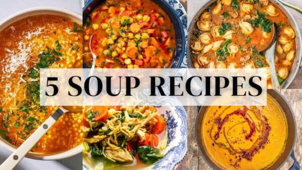 Video for 5 Soup Recipes.