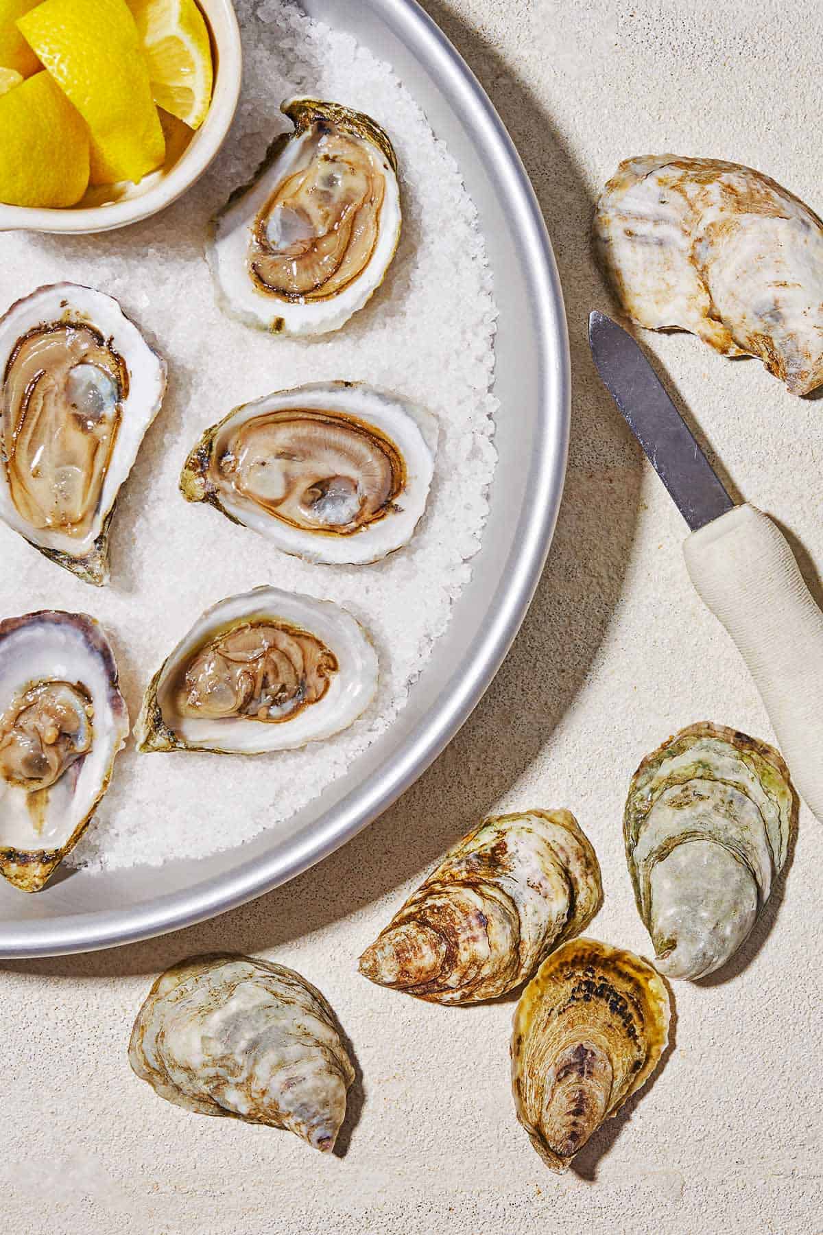 Raw Oysters with Mignonette Sauce | The Mediterranean Dish