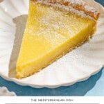 Lemon curd tart pin image 1.