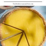 Lemon curd tart pin image 2.