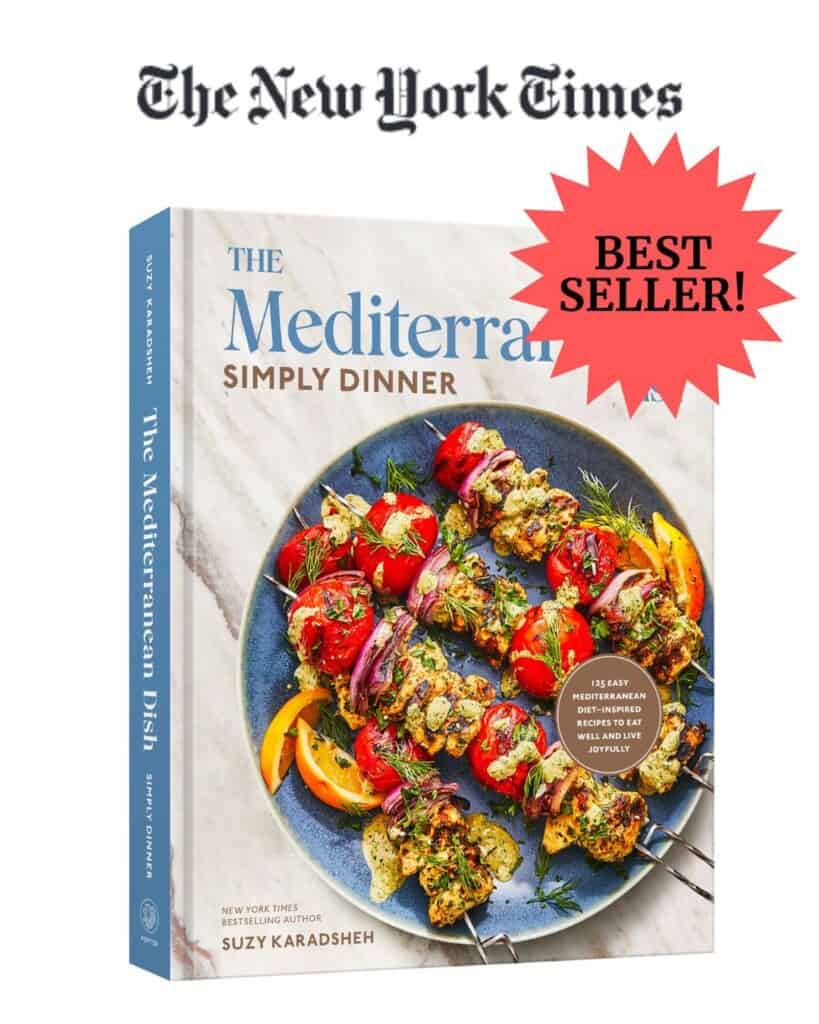 The Mediterranean Dish Simply Dinner cookbook.