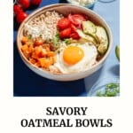 Savory oatmeal bowls pin image 3.