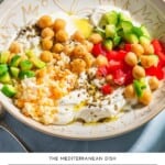 Savory Yogurt Bowls pin image 1.