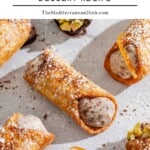 Cannoli recipe pin image 2.