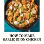 Garlic Dijon Chicken pin image 1.