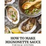 Pin image 3 for Mignonette sauce.