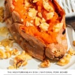 How to Roast Sweet Potatoes Whole pin image 1.