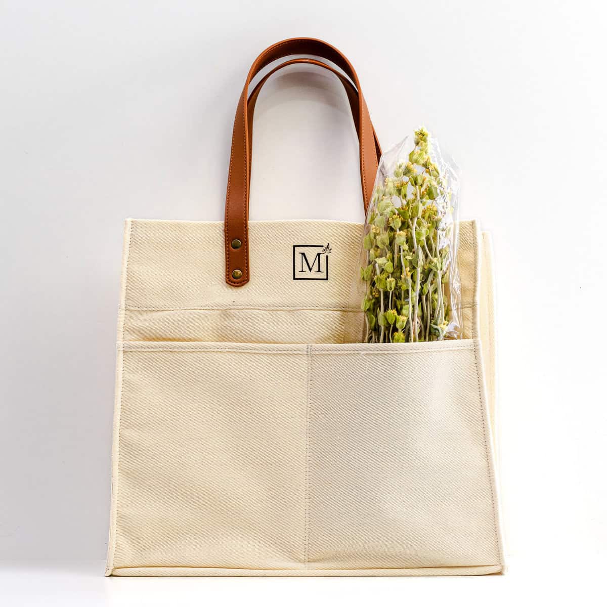 Market tote from the Mediterranean Dish shop.