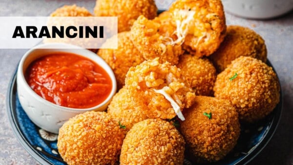 Video for arancini.