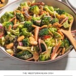 Broccoli salad pin image 1.