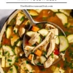 Pin image 2 for chicken vegetable soup.